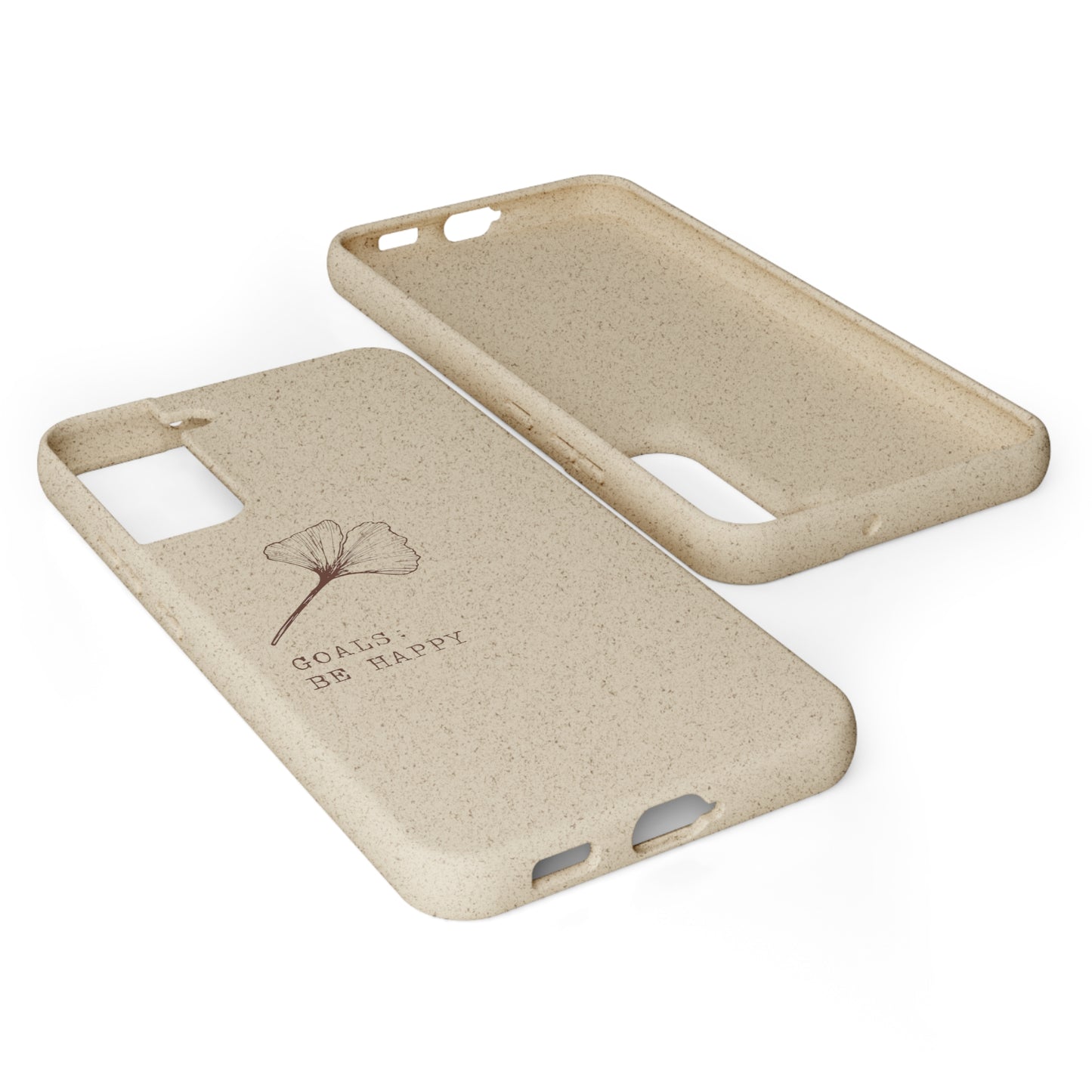 Be Happy Plant Themed Biodegradable Phone Case