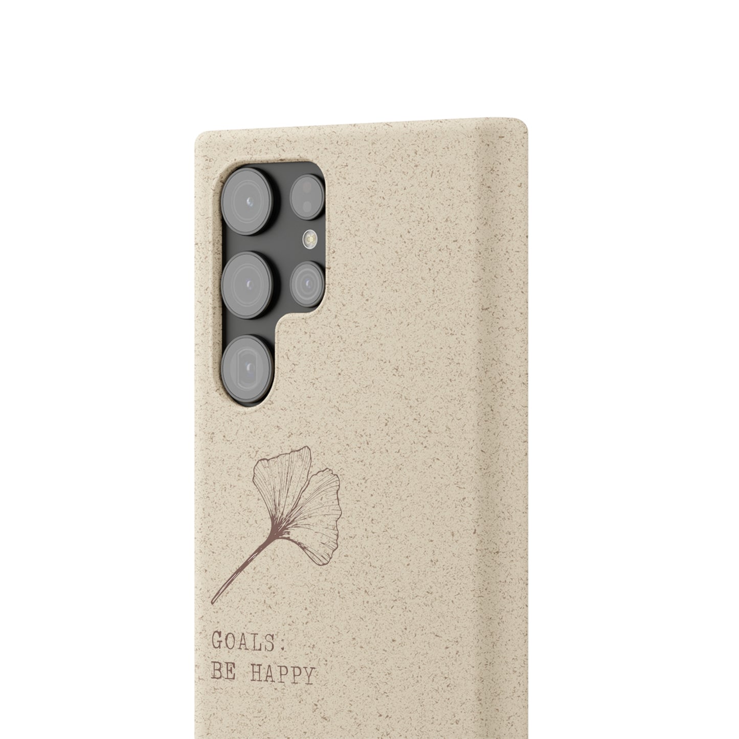 Be Happy Plant Themed Biodegradable Phone Case