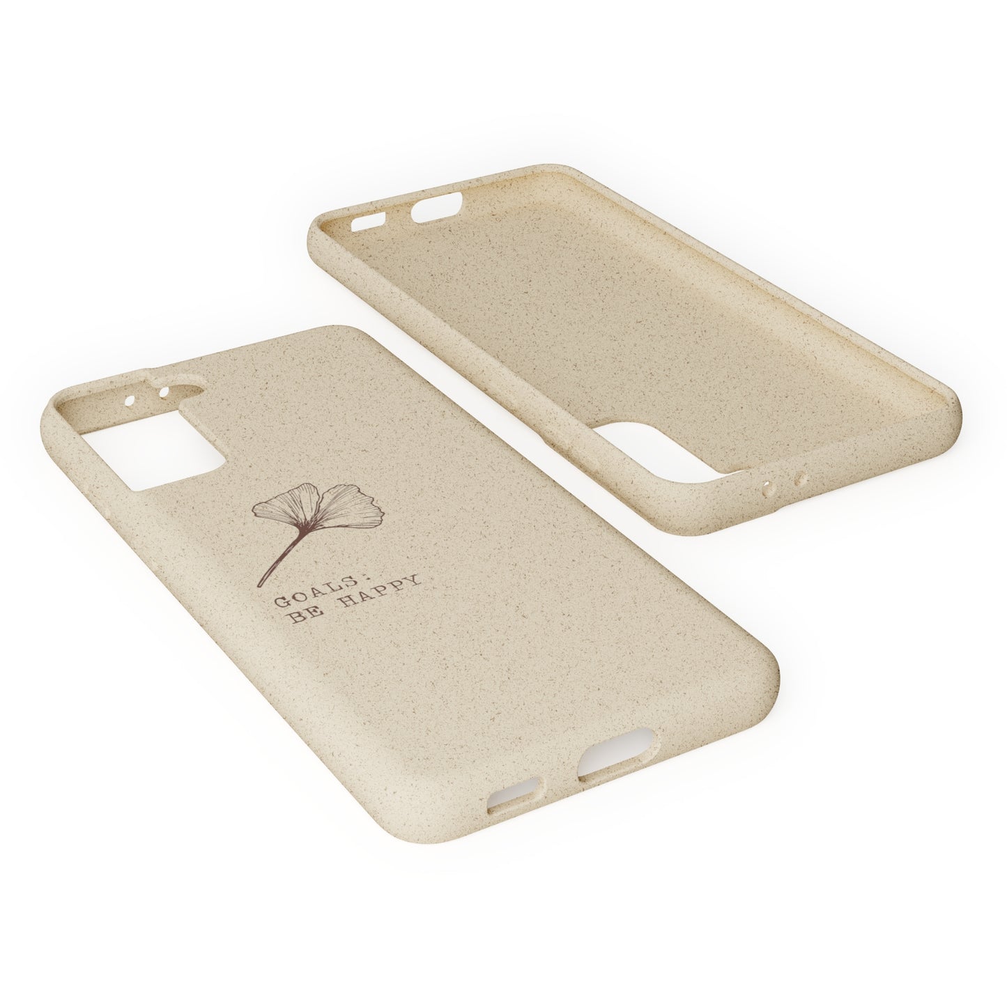 Be Happy Plant Themed Biodegradable Phone Case