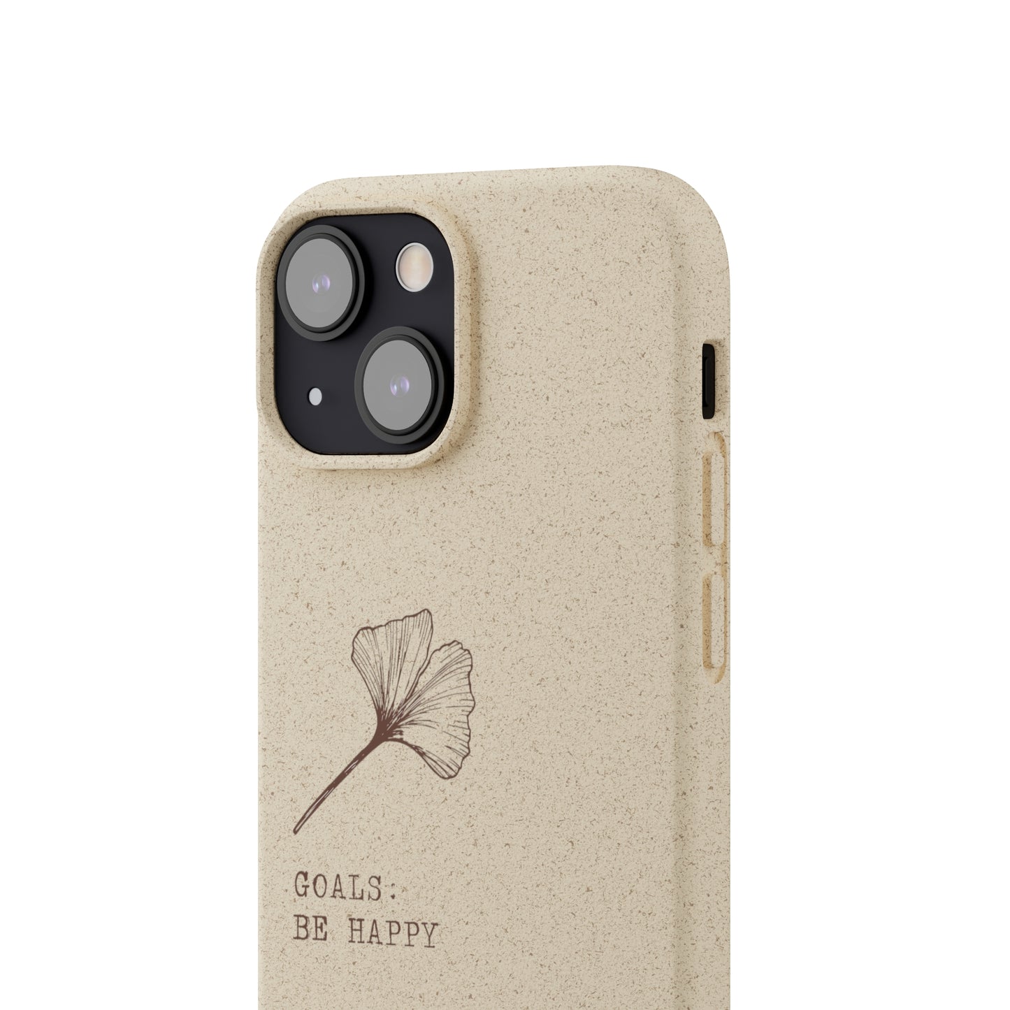 Be Happy Plant Themed Biodegradable Phone Case