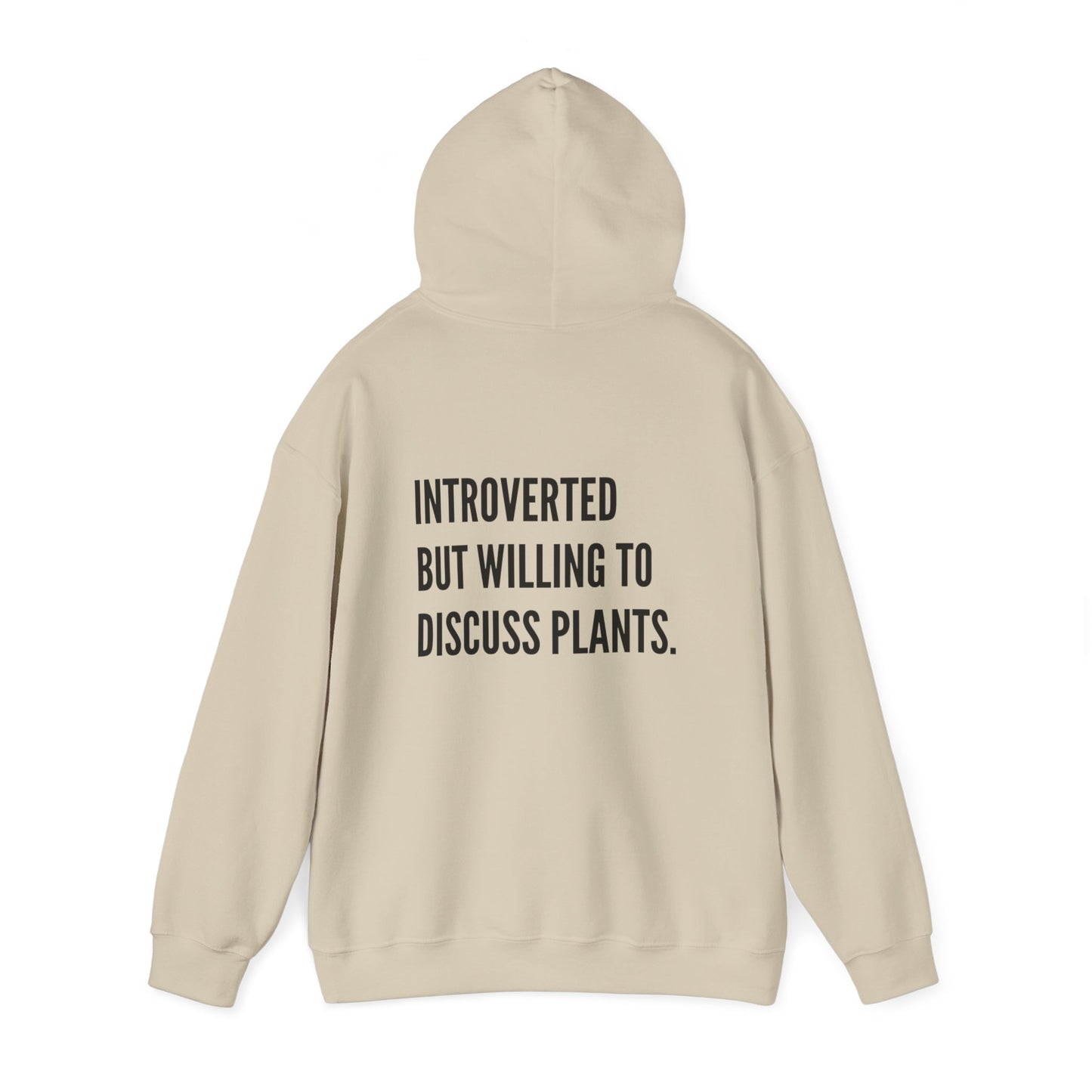 Hooded Sweatshirt Introverted Plant Parent Design