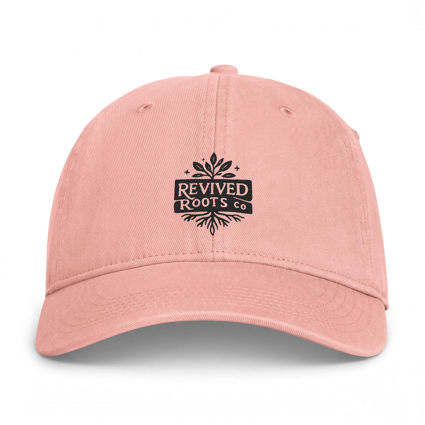 Coastal Washed Cap — Vintage 'Revived Roots Co.' Embroidered Baseball Hat
