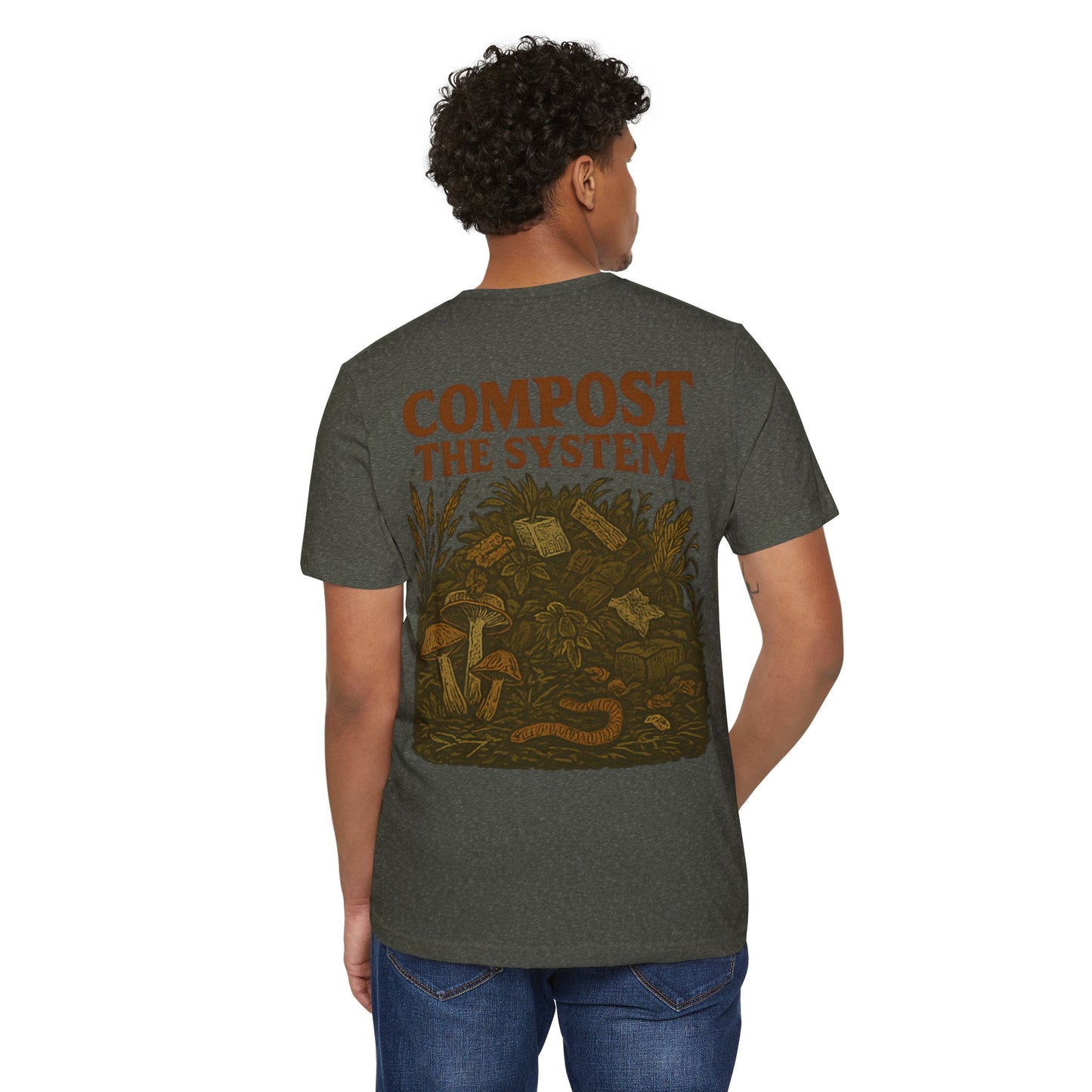 Recycled Organic T-Shirt - Compost The System